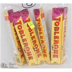 6 TOBLERONE FRUIT AND NUT 100G CHOCOLATE BARS