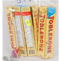 7 TOBLERONE CHOCOLATE BARS ASSORTED FLAVOURS