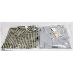 BOX W/2 NEW MEN'S LONG SLEEVE SHIRTS -