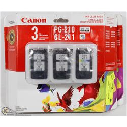 TWO NEW 3-PACK CANON INK CARTRIDGES