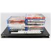 SONY BLURAY PLAYER WITH REMOTE AND 20 BLU RAY