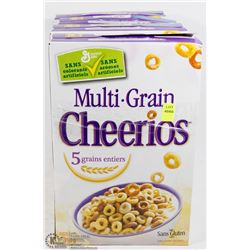 4 BOXES OF  MULTIGRAIN CHEERIOS