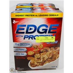 5 BOXES OF EDGE MAPLE FLAVOR CEREAL