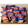 LARGE BOX OF ASSORTED RUFFLE CHIPS