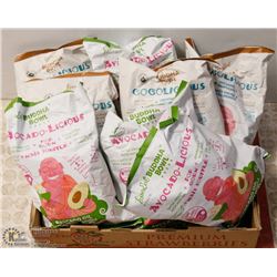 FLAT OF ASSORTED BUDDHA BOWL FOODS POPCORN