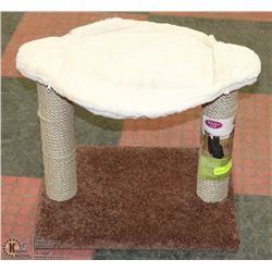 WHISKER CITY CAT HAMMOCK AND SCRATCHING POST.