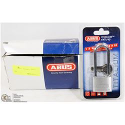 4 ABUS TITALIUM LOCKS WITH KEYS