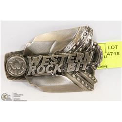 WESTERN ROCK DRILL BIL LIMITED BELT BUCKLE.