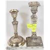 Image 1 : LOT OF 2 ANTIQUE CANDLE HOLDERS.