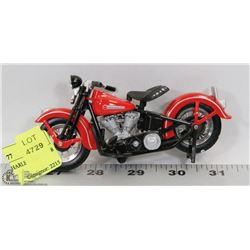 DIE CAST PLASTIC HARLEY BIKE 1:18 SCALE.