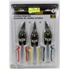 Image 1 : SET OF 3 AVIATION/TIN SNIPS NEW IN PACK