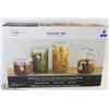 Image 1 : MAINSTAYS 4PC CANISTER SET