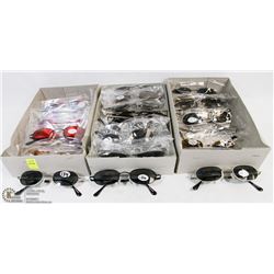 THREE CASES OF NEW SUNGLASSES