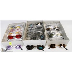 THREE CASES OF NEW SUNGLASSES