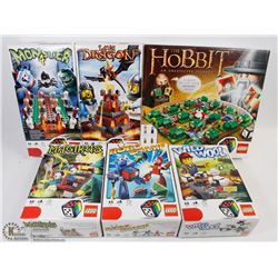 SET OF 5 LEGO. HOBBIT, ROBO CAMP,