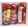 Image 1 : BAG OF 7-73 GRAMS KIT KAT CHOCOLATE BARS