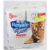 Image 1 : 4 MEGA ROLLS OF ROYALE PAPER TOWEL