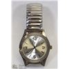 Image 1 : NEW SILVER TONE WATCH WITH STRETCH BAND