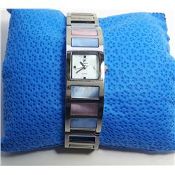 3 - SILVER TONE LADY'S TANK WATCH