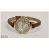 Image 1 : NEW JESSICA CARLYLE GOLD TONE/CRYSTAL WATCH