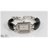 Image 1 : NEW 'CHRISSI' QUARTZ WATCH WITH LEATHER/STEEL BAND
