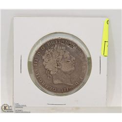 1819 GREAT BRITAIN SILVER CROWN.
