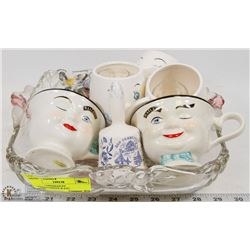 SQUARE DISH/BAILEY CUPS/ORNAMENTS & ETC.