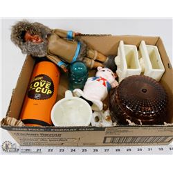 BOX OF ESTATE COLLECTABLES