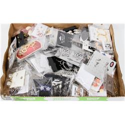 FLAT OF OVER 80 PAIRS NEW FASHION EARRINGS
