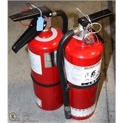 PAIR OF 5LB ABC FIRE EXTINGUISHER