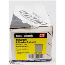 CASE OF GRIP RITE COLLATED FINISH BRADS