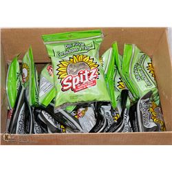 18 BAGS OF SPITZ - CRACKED PEPPER & DILL PICKLE.