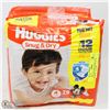 Image 1 : 2 HUGGIES SIZE 4 PACKS OF 29 DIAPERS - 22-37LBS