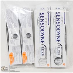 6 SENSEDYNE WHITENING REPAIR TOOTHPASTE.