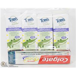 BAG WITH 4 TOMS TODDLER FLUORIDE FREE TRAINING