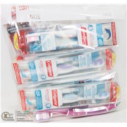 LARGE BAG OF ASSORTED TOOTHBRUSHES & TOOTHPASTE