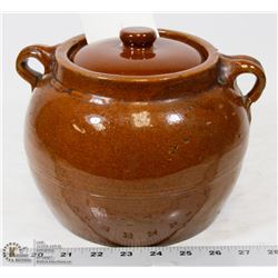 8) OLD BEAN POT.