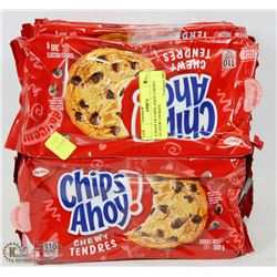 6 BAGS OF CHIPS AHOY CHEWY FLAVOR COOKIES.