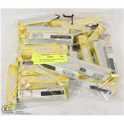 BAG OF 39 HONEY LEMON FLAVOR HALLS COUGH DROPS.