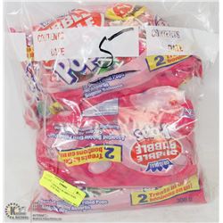 BAG OF 5 DOUBLE BUBBLE POPS EACH BAG IS 360G