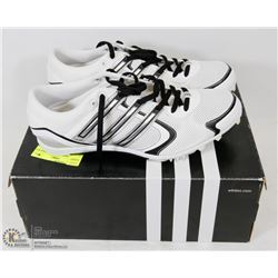 PAIR OF WOMENS ADIDAS SOCCER SHOES SIZE 8.5