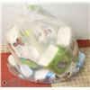 Image 1 : LARGE BAG OF ASSORTED BOUNTY NAPKINS & COTTONELLE