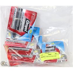 BAG OF 6 ORALGEL ORAL PAIN RELIEF.