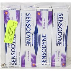 BAG OF 8 SENSODYNE MULTI ACTION TOOTHPASTE.