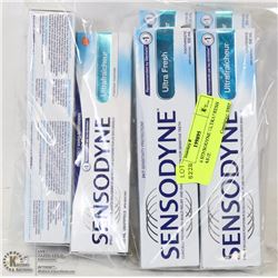 BAG OF 6 SENSODYNE ULTRAFRESH TOOTHPASTE