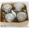 Image 1 : 4) PERCOLATOR COFFEE POTS IN 4 DIFFERENT SIZES,