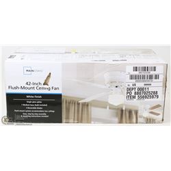 MAINSTAYS 42" FLUSH MOUNT CEILING FAN