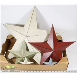 LARGE FLAT OF BARN STARS