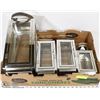 Image 1 : BOX OF SILVER LANTERNS