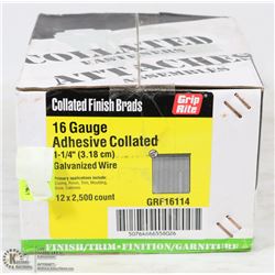 CASE OF COLLATED FINISHING BRADS